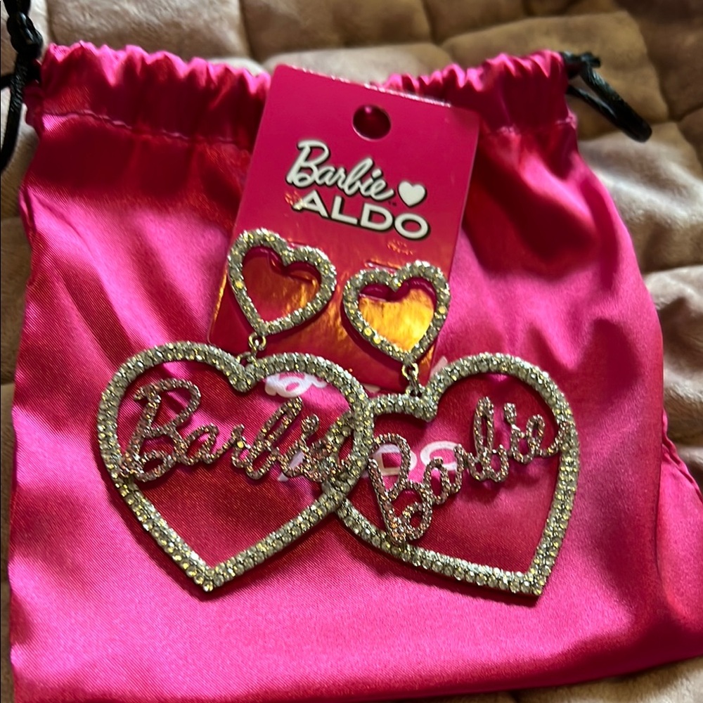 Barbie x Aldo rhinestone earrings